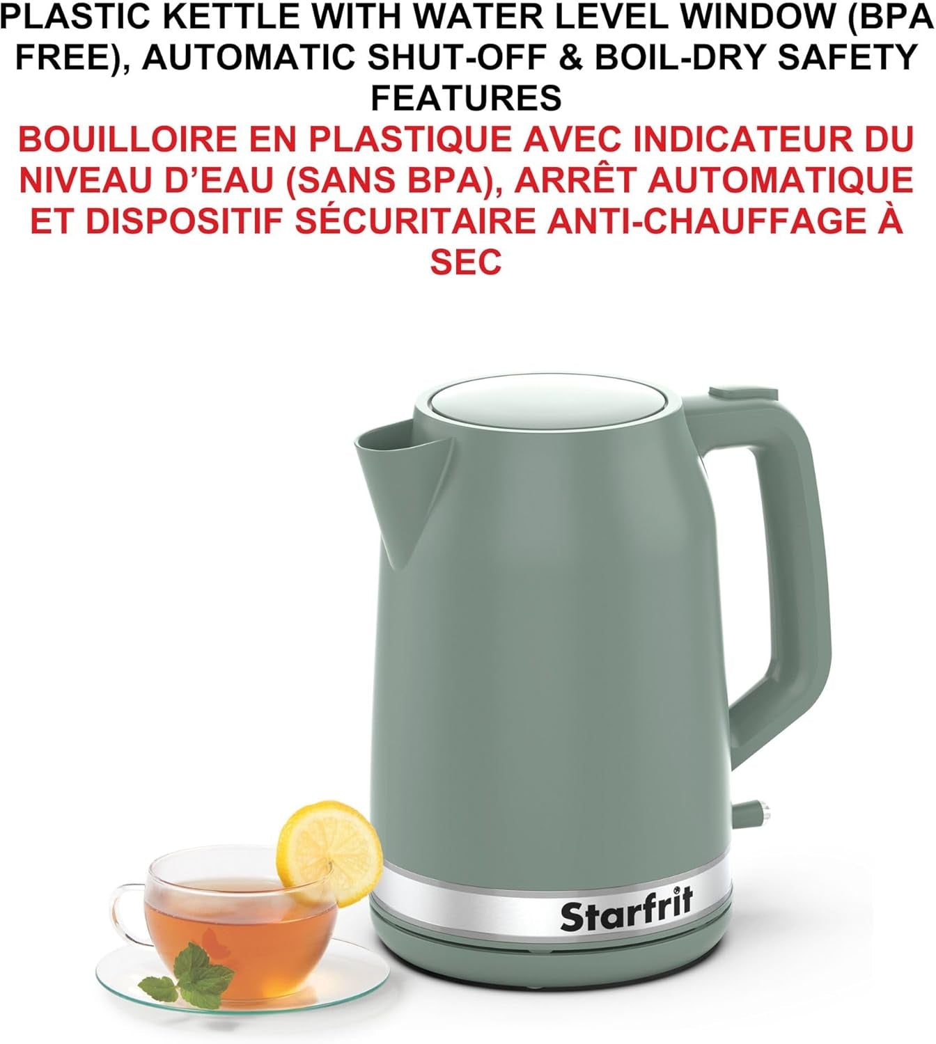 Electric Kettle - 1.7L Capacity - Water Level Indicator - Automatic Shut-Off - 1500W – Sage