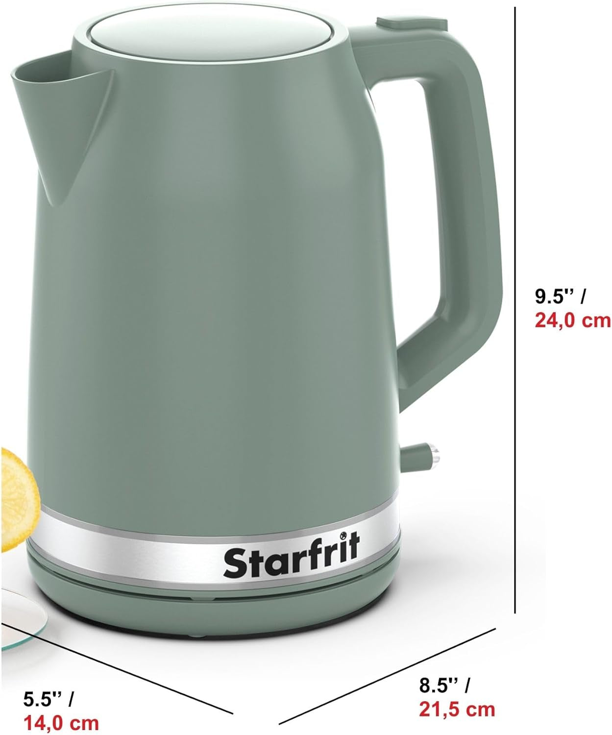 Electric Kettle - 1.7L Capacity - Water Level Indicator - Automatic Shut-Off - 1500W – Sage
