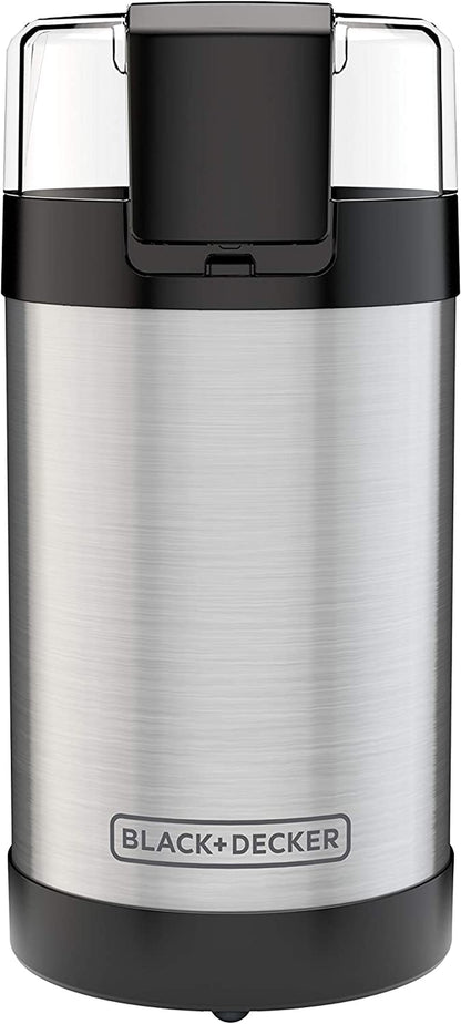 Black & Decker CBG110SC Easy Touch Electric Smartgrind Coffee & Spice Grinder, Black