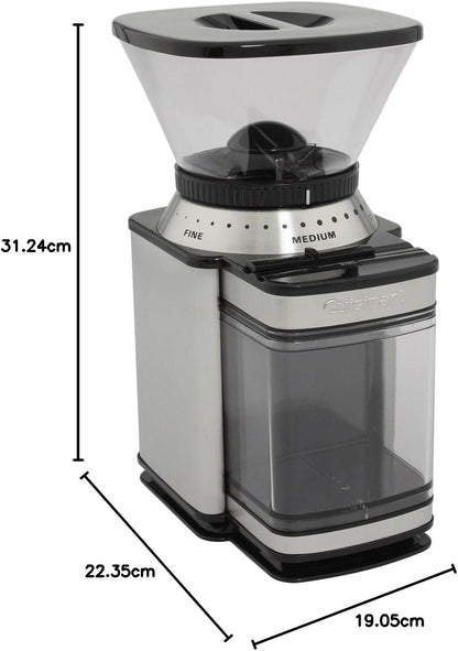 Coffee Grinder, Electric Burr One-Touch Automatic Grinder with 18-Position Grind Selector (DBM-8C)