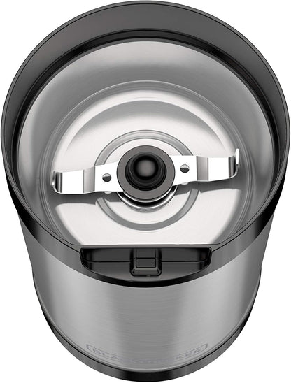 Black & Decker CBG110SC Easy Touch Electric Smartgrind Coffee & Spice Grinder, Black