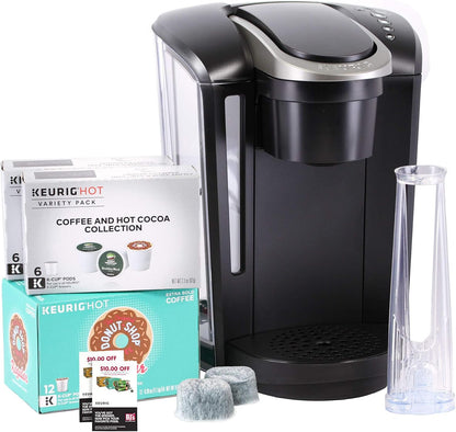 K-Select Coffee Maker, Single Serve K-Cup Pod Coffee Brewer, with Strength Control and Hot Water on Demand, Matte Black