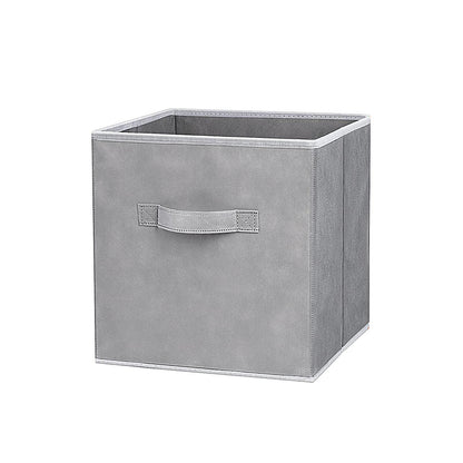 Storage Cubes - 11 Inch Heavy Duty Fabric Storage Bins for Shelves Closet, Cube Organizer - 8 Pack Collapsible Cube Storage Bins Baskets for Organizing Clothes Blankets Toys (Grey)